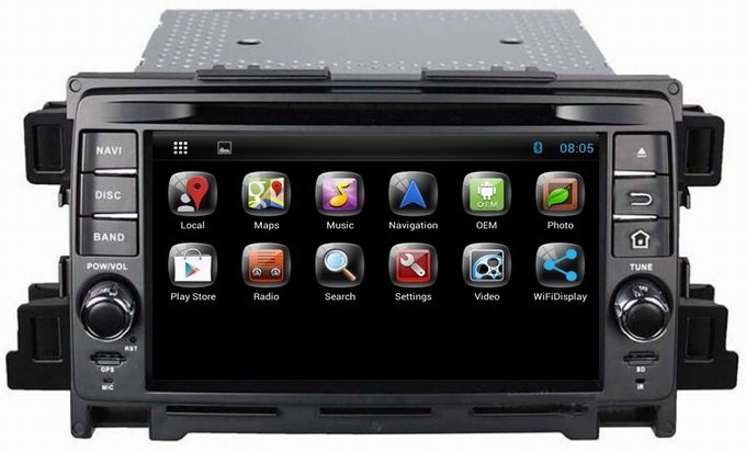 Ouchuangbo Auto GPS DVD Stereo System for Mazda CX5 (2012-) Android 4.2 3G Wifi Bluetooth Radio Player OCB-7005C
