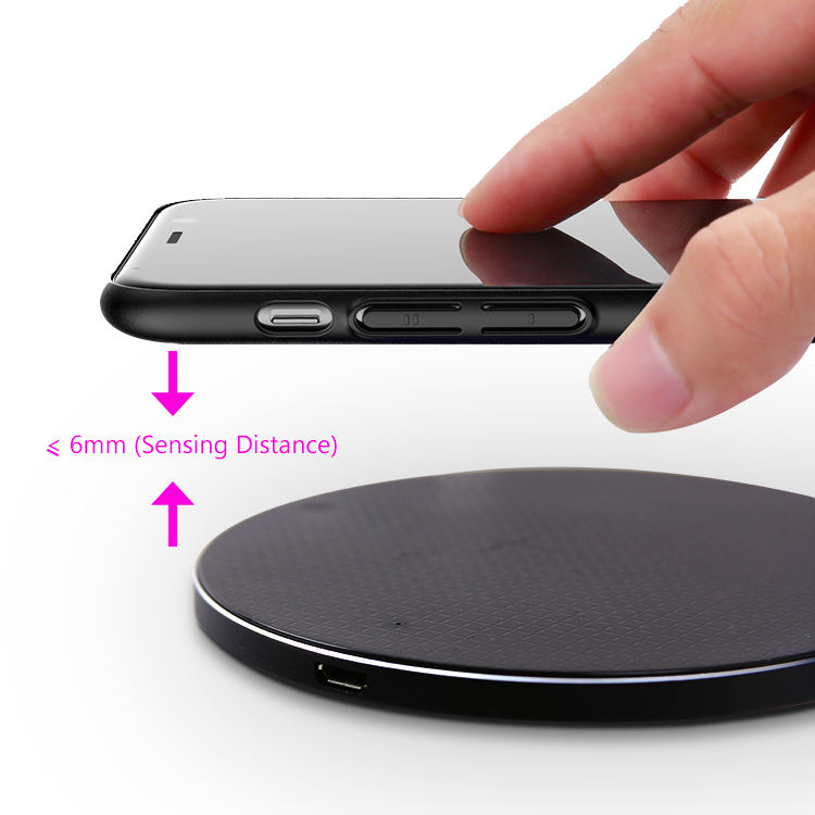 Customized Over Charging Mobile Phone Charging Pad Abs 9v 1.67a For Table