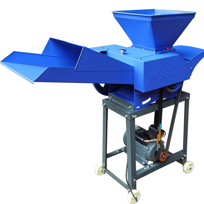 Crawler Type Animal Feed Mini Chaff Cutter Machine 220V