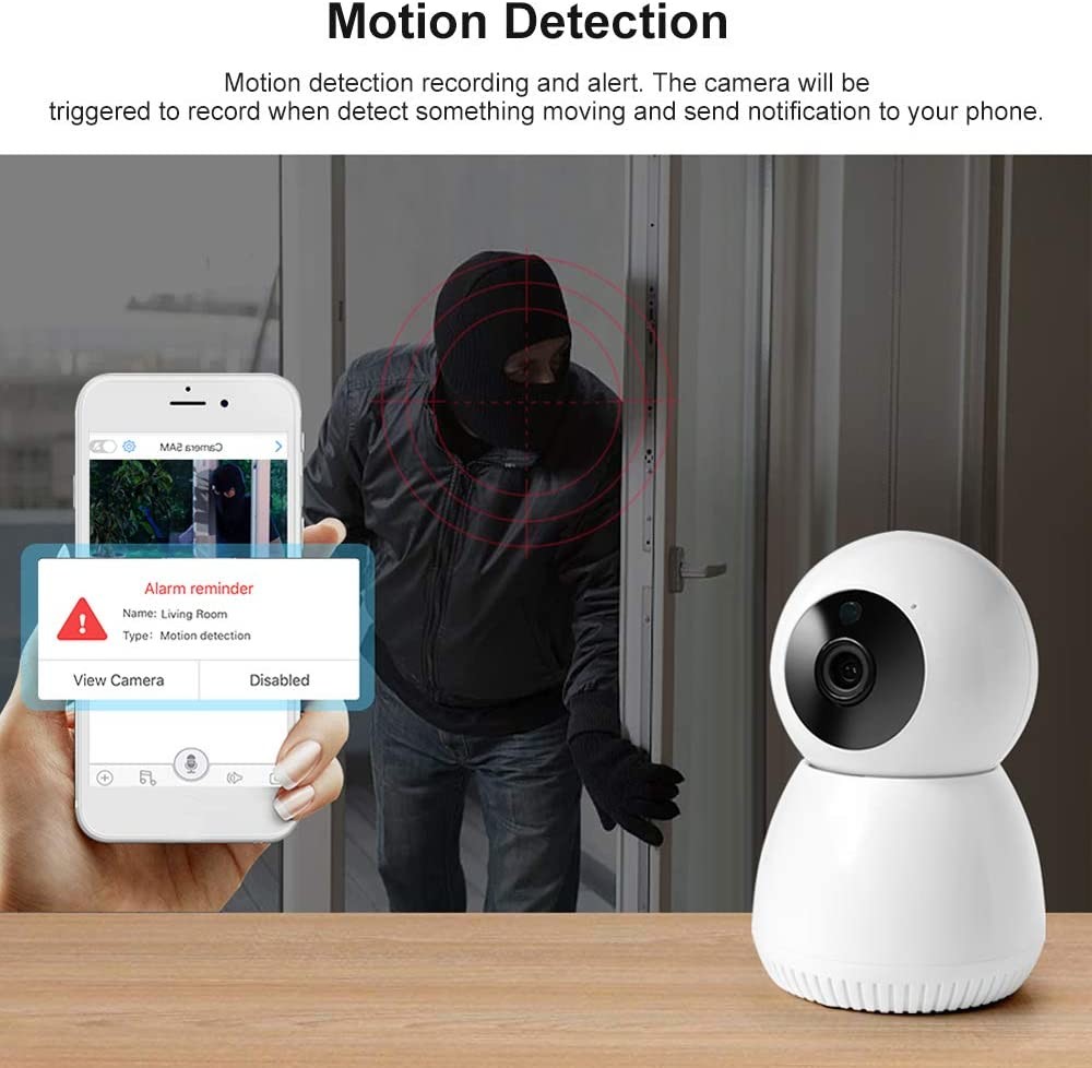 Tuya Wireless Smart Surveillance Camera 720P Wifi Smart Baby Room Camera