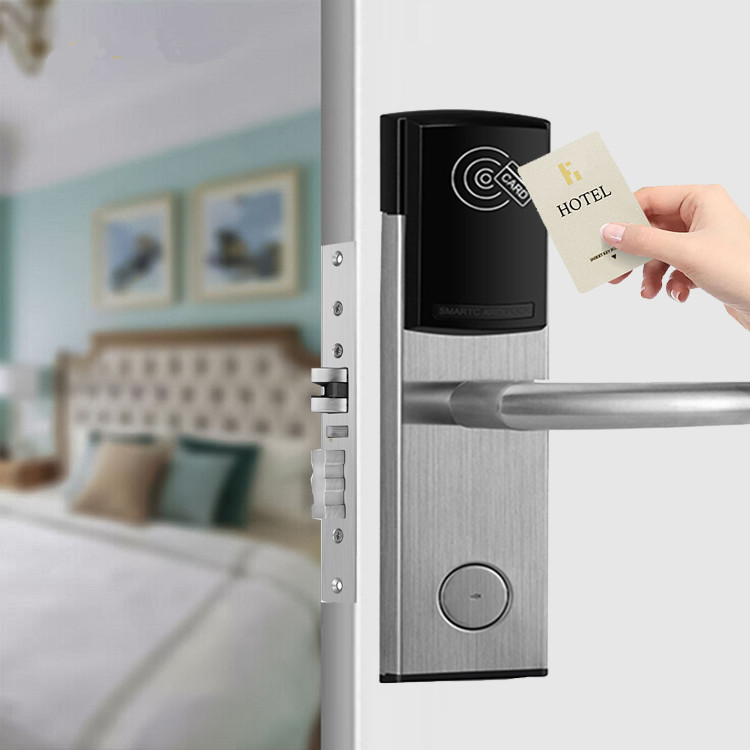 T5577 Rfid Card Door Lock 125khz Smart Lock Door Handle