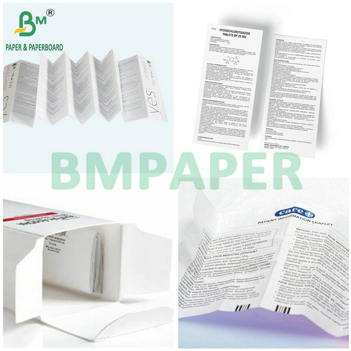 Good Flexibility 40gsm Woodfree Paper In Roll For Folded Inserts