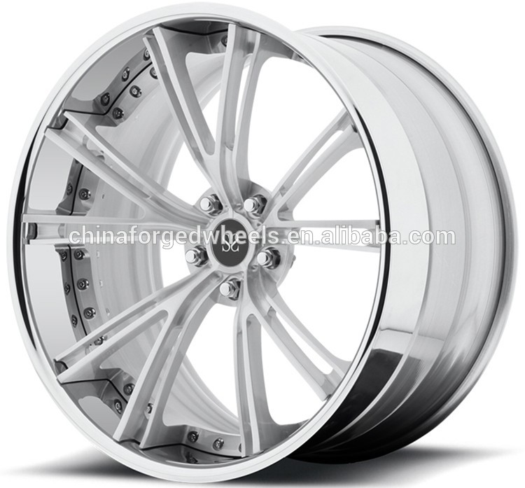 Polish Car Rim 2-Piece Forged Wheels 20 inch Rims Customized For Lexus GS 5x114.3