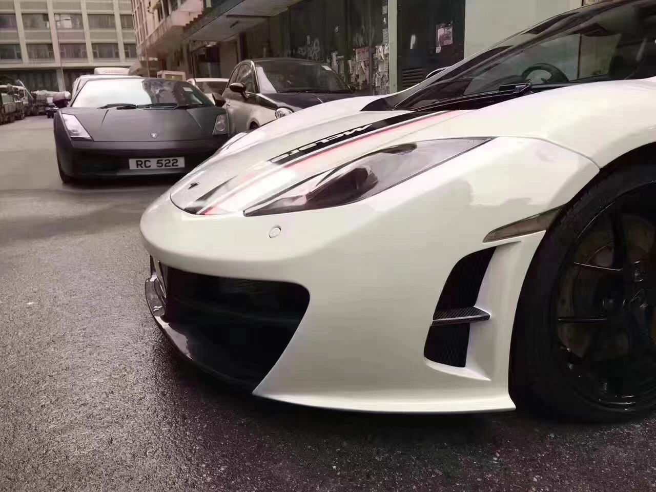 For McLaren MP4-12C Body Kit Mp4-12c Upgraded Revozport Style Front Bumper Diffuser Side Skirt Mp4-12 Carbon Fiber Body Kit