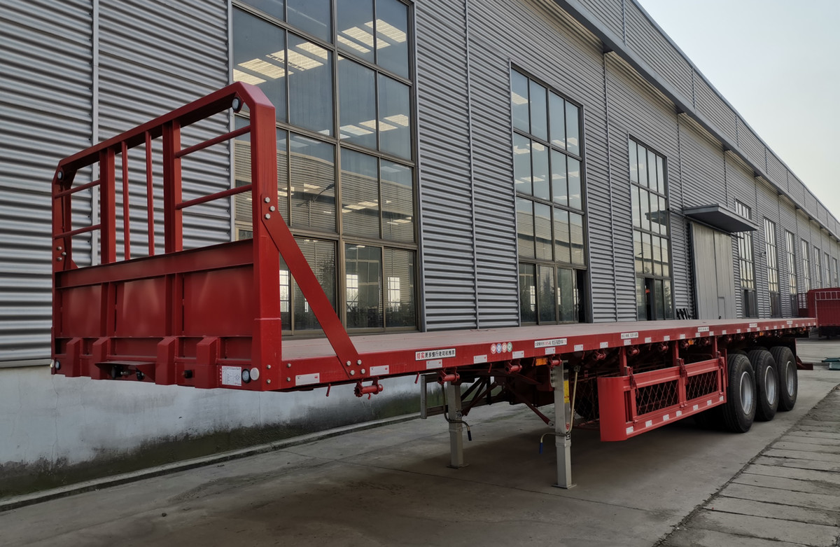 Robust 80t Removable Lowbed Truck Trailer 2/3/4 Axle For Excavator Transport