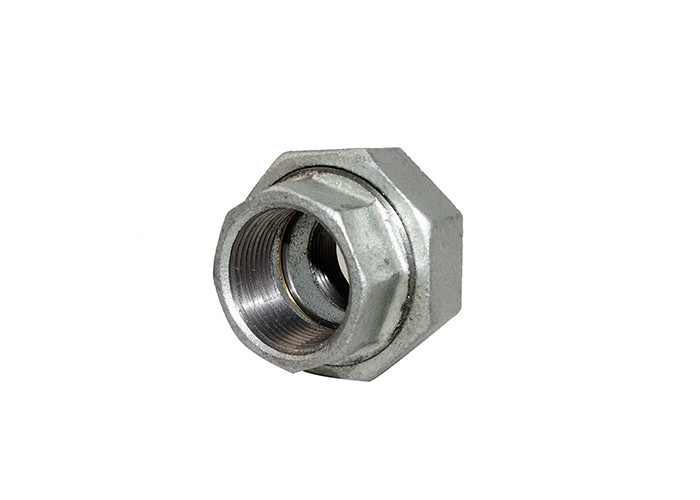 High Accuracy Female Cast Iron Union , 1 4 Pipe Unions Couplings Anti Abrasive