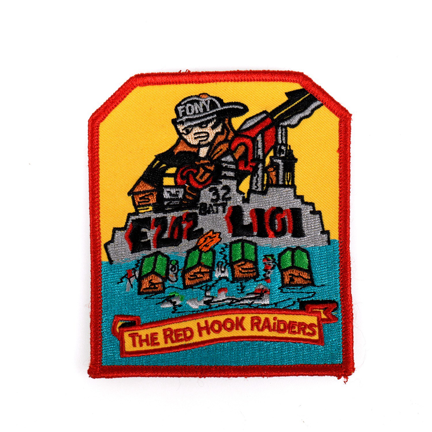 Iron On Embroidered Cloth Patches Customized Shape Chenille Fabric
