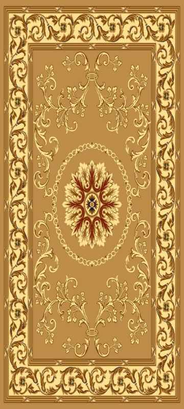 100 Polypropylene Red Wilton Carpet Jacquard Style Shaggy Pattern