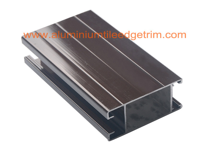 Hollow Powder Coated Aluminum Door Frame Extrusions For Building Project