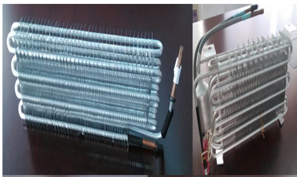 30mm OD Blast Freezer Fin Tube Evaporator Microchannel For food processing industry