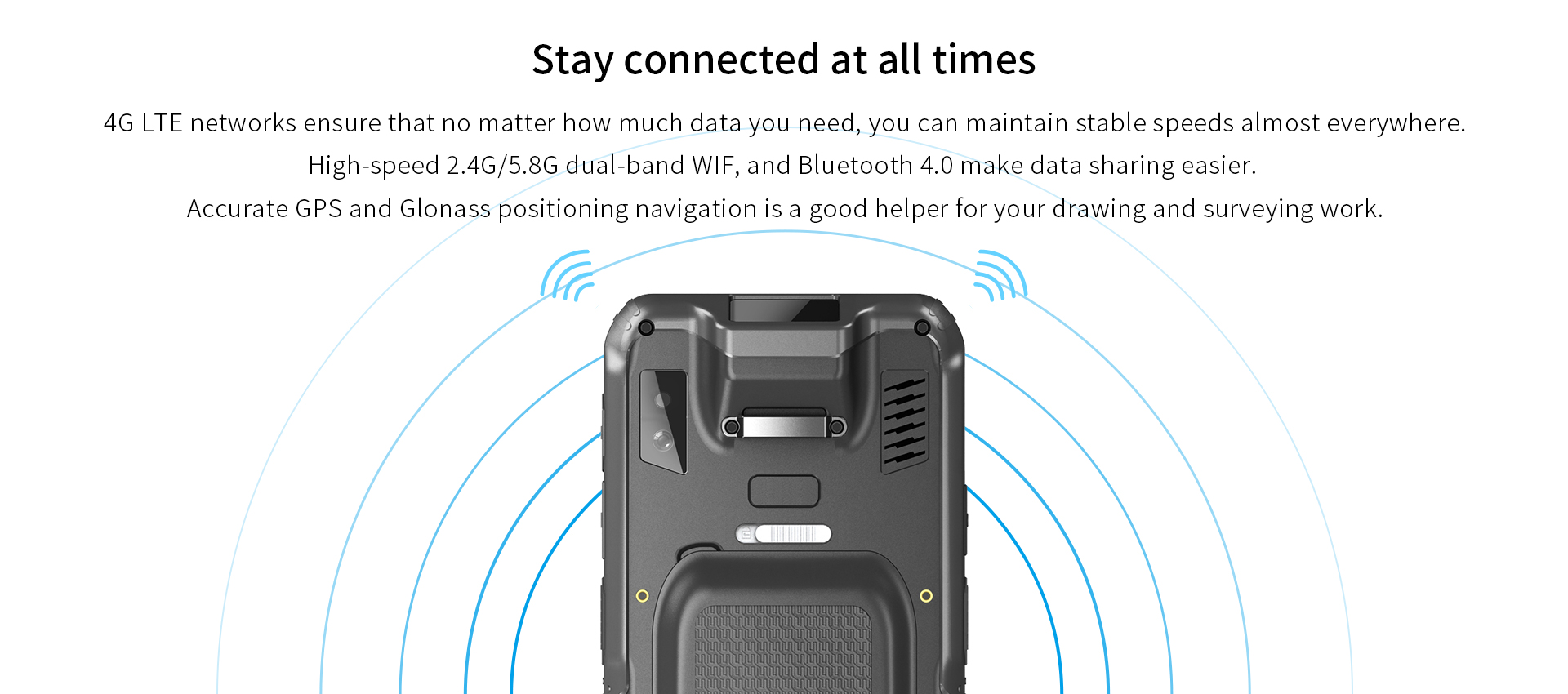 ARM OCTA Core Handheld Device with Biometric Scanner and 5.0MP Front/13.0MP Rear Camera