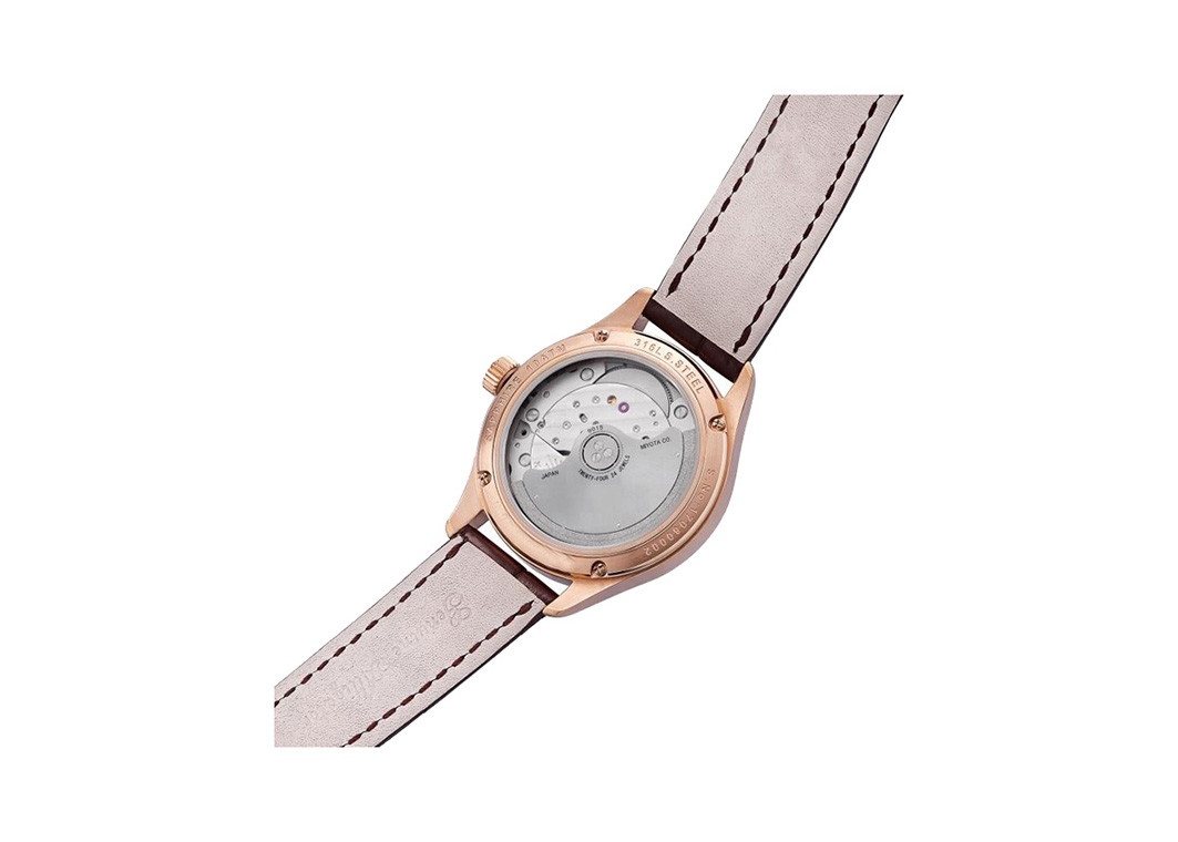 Automatic Stainless Steel Watch Three Hand Antique Custom 9015 Movt Sapphire Glass