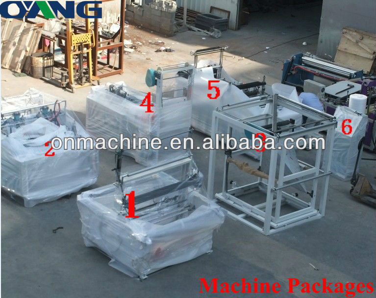 ONL-D700 High speed automatic non woven zipper bag making machine price
