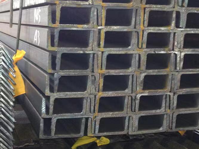 Finely Processed U-Shape Steel Channels U-Bar for Industry Tolerance ±1% Colour Black
