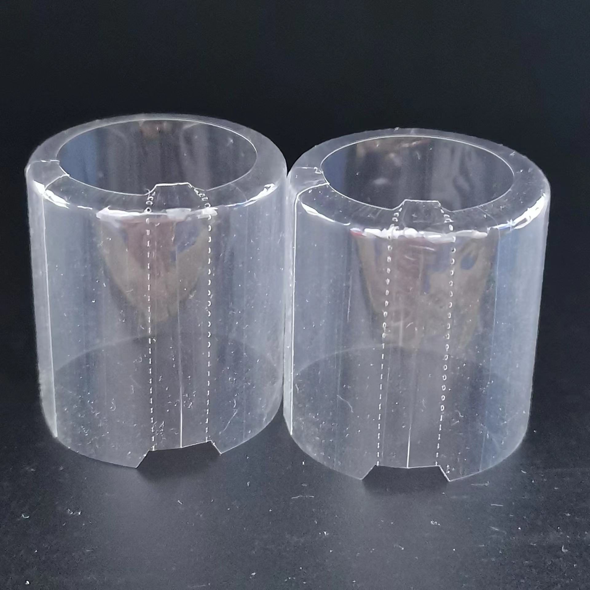 PVC / PETG Clear Neck Shrink Bands Colored Heat Shrink Wrap Heat Seal Film For Bottle