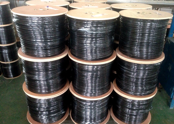 RG11M/ F1160 Messenger 75 Ohm Coaxial Cable with Galvanized Steel Self Supporting Drop Wire