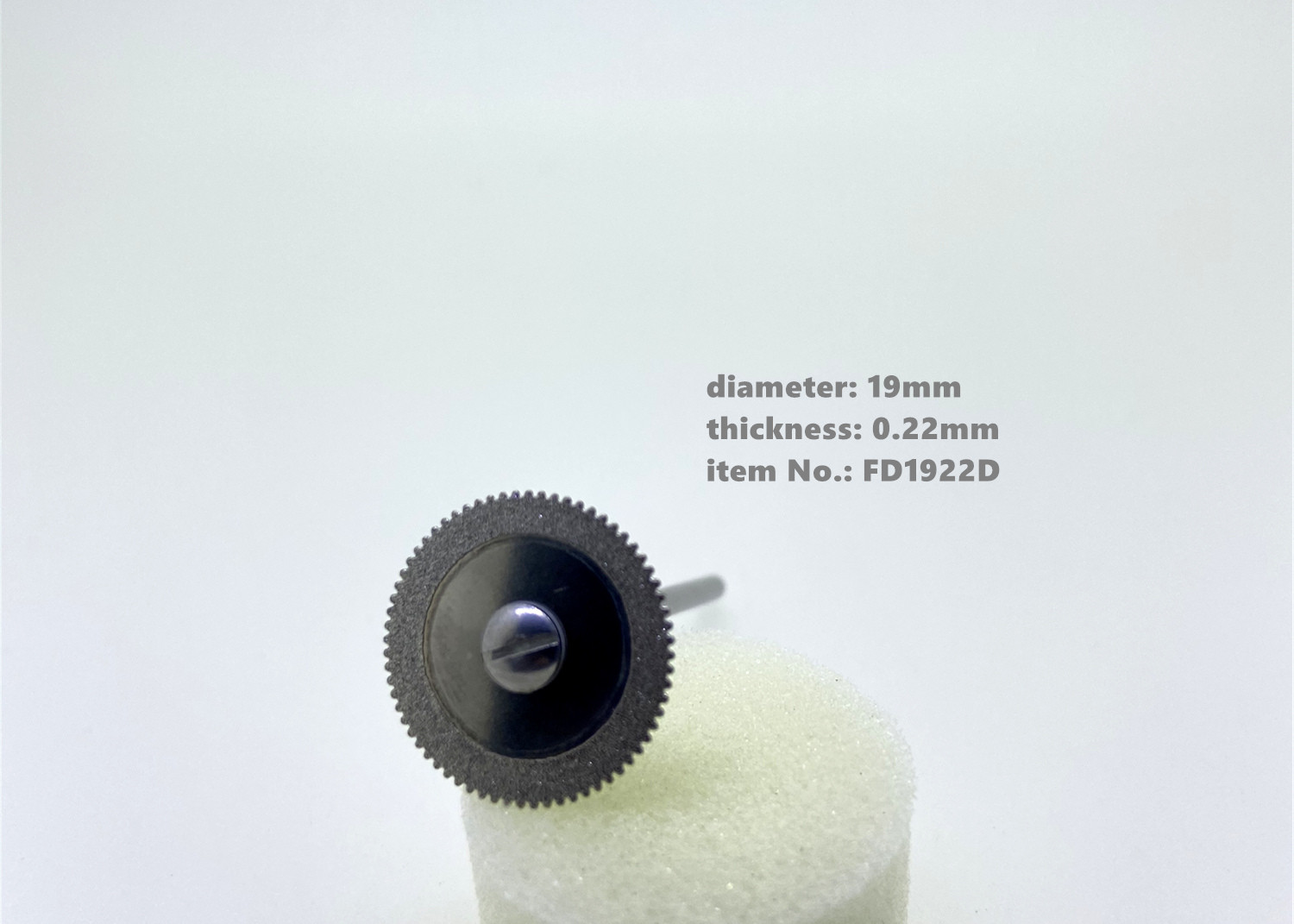 Electroplated Flexible Diamond Discs Zirconia 0.22mm Abrasive Cutting Discs
