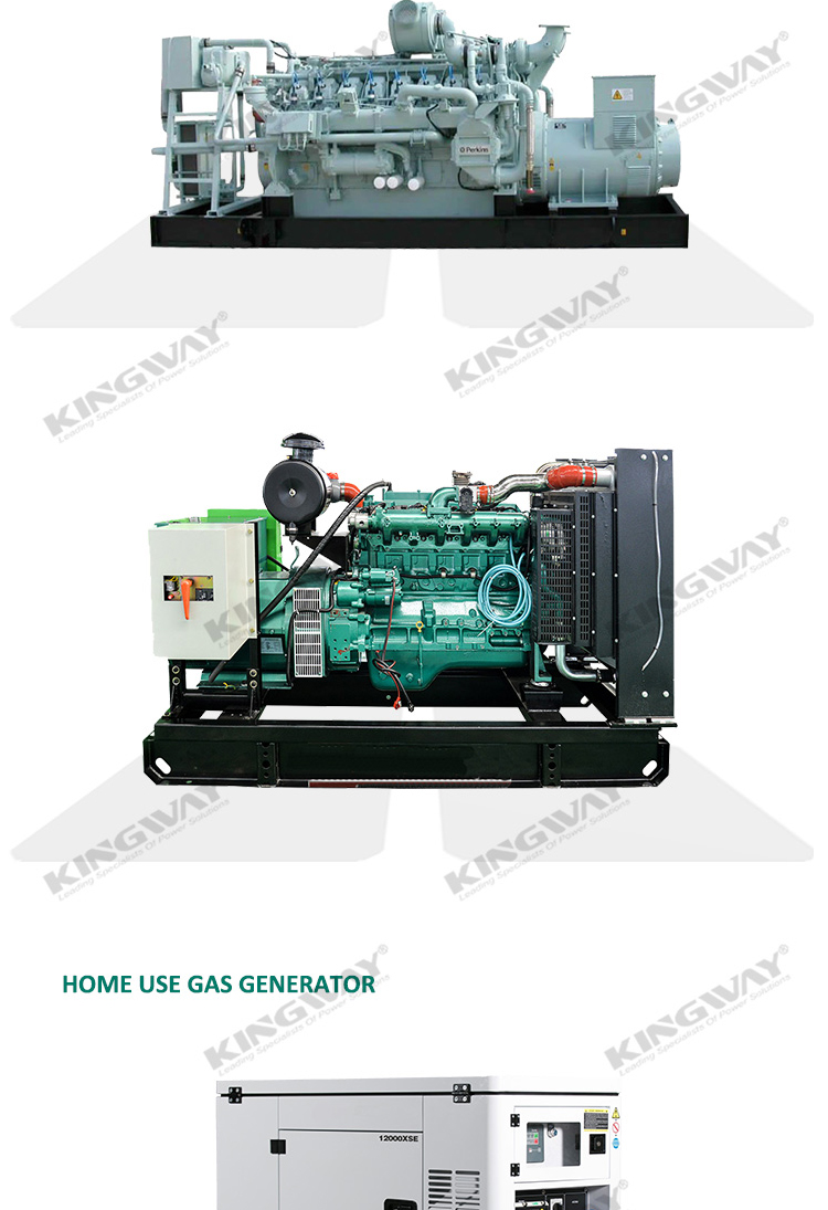 50HZ 60HZ 1500RPM 500KVA/400KW silent natural gas generators for factory