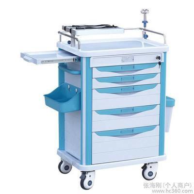 Hospital Stainless Steel Luxury Anesthesia Trolley Emergency Trolley/ First aid,