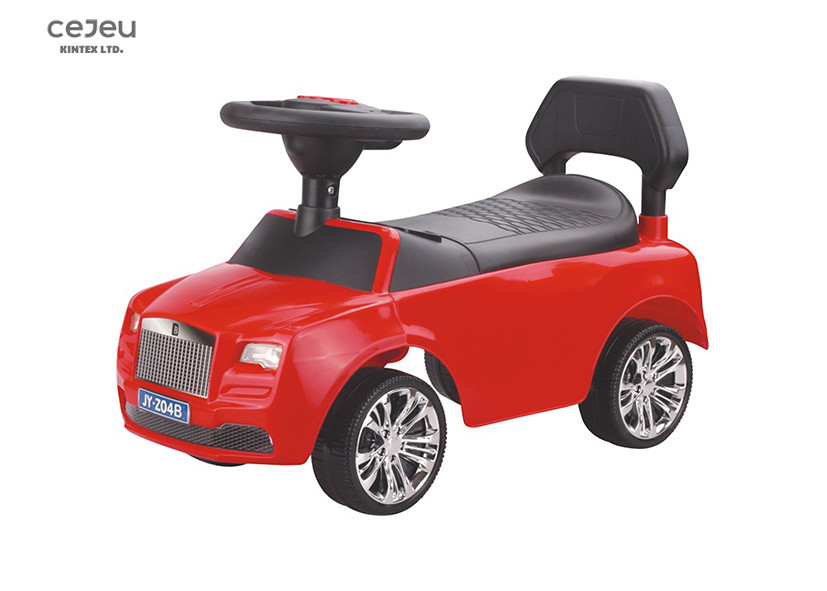CE Foot To Floor Ride On Car For 18 Month Pink With Easy To Grasp Handle