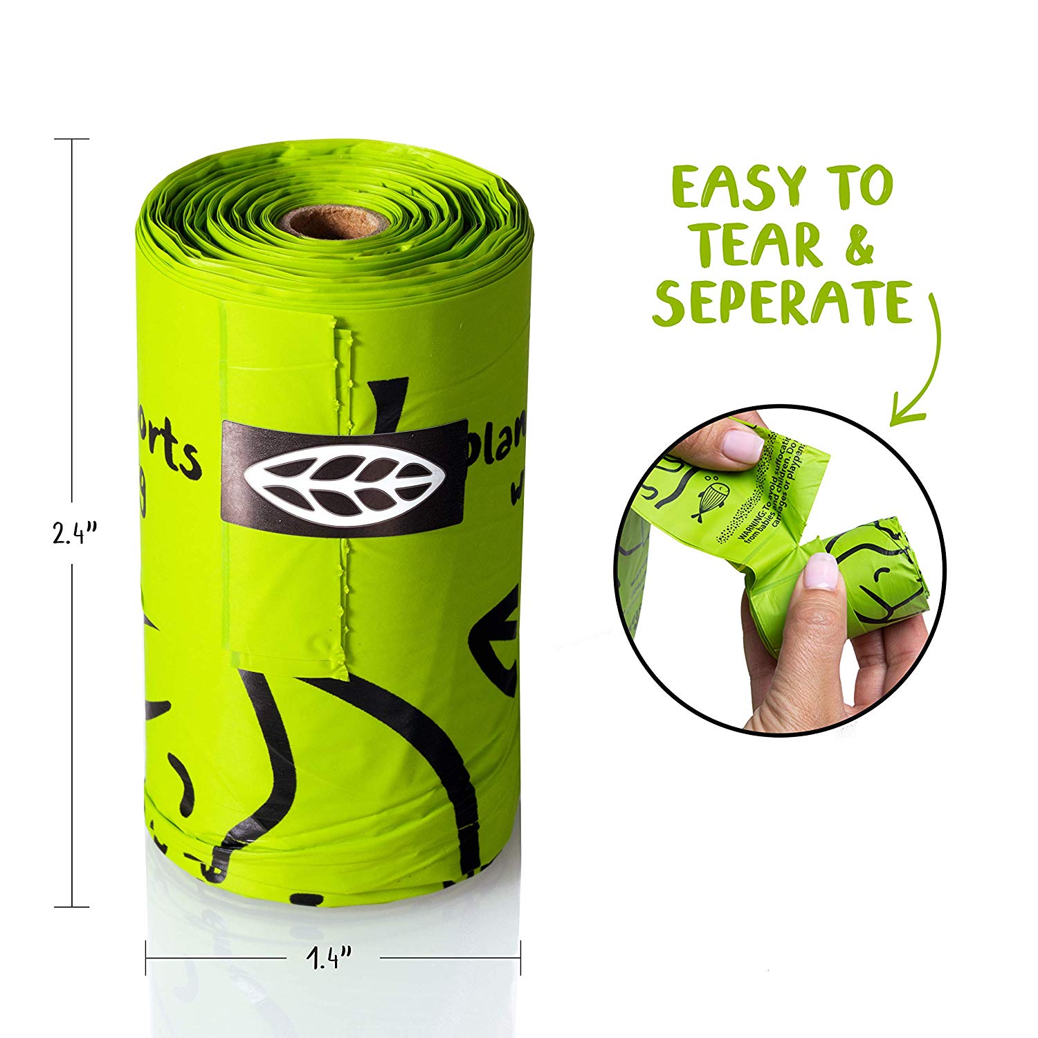 Pet Products 2020 New Design Dog Waste Poo Bag with Dispenser Customized Dog Poop Bags