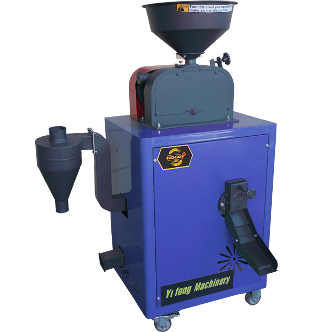 Brown Rice Mill Machine for Home in India and Easy Operation 200kg/h Capacity No Blade Type Yifeng Patent Desig