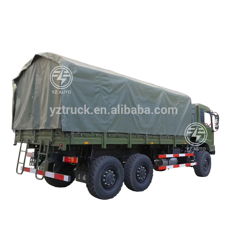 6x6 Euro4 LHD Desert Off-road Cargo Truck with Tarpaulin and Touch Screen by Dongfeng