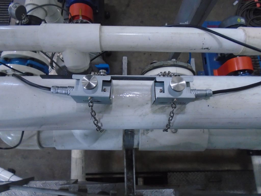 DN20 Transit Time Portable Ultrasonic Flow Meter Lockout Security