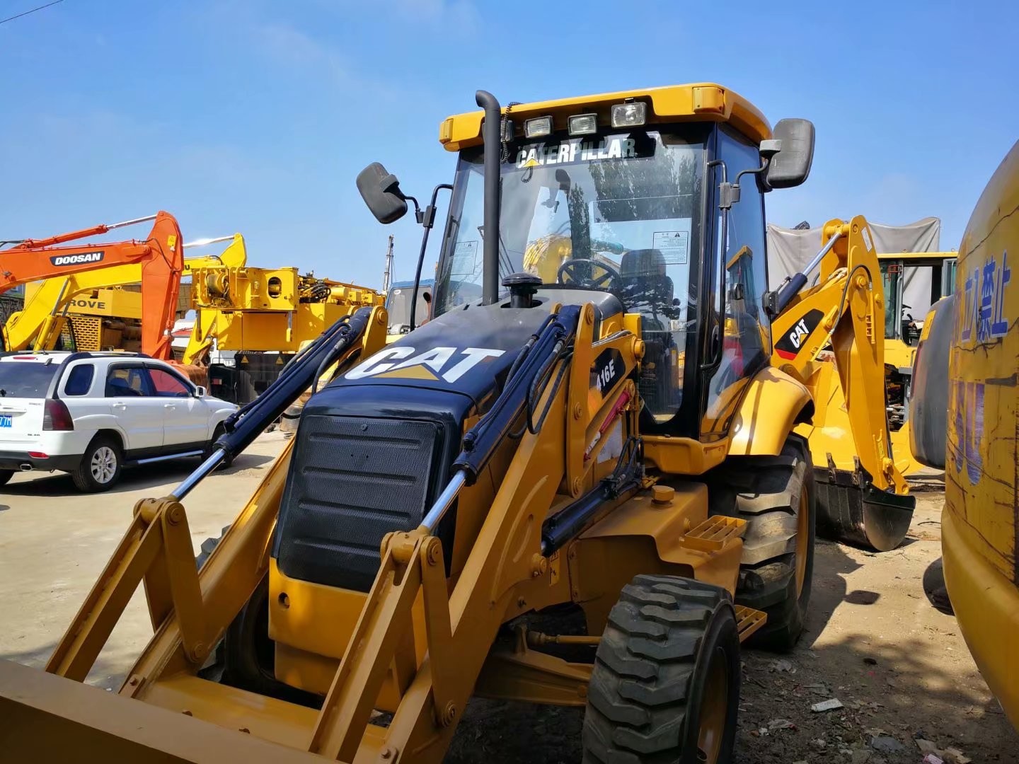 Original Japan Used Caterpillar 416E Backhoe Loader Hot Sale/Used CAT 416E Backhoe Loader With Cheap Price