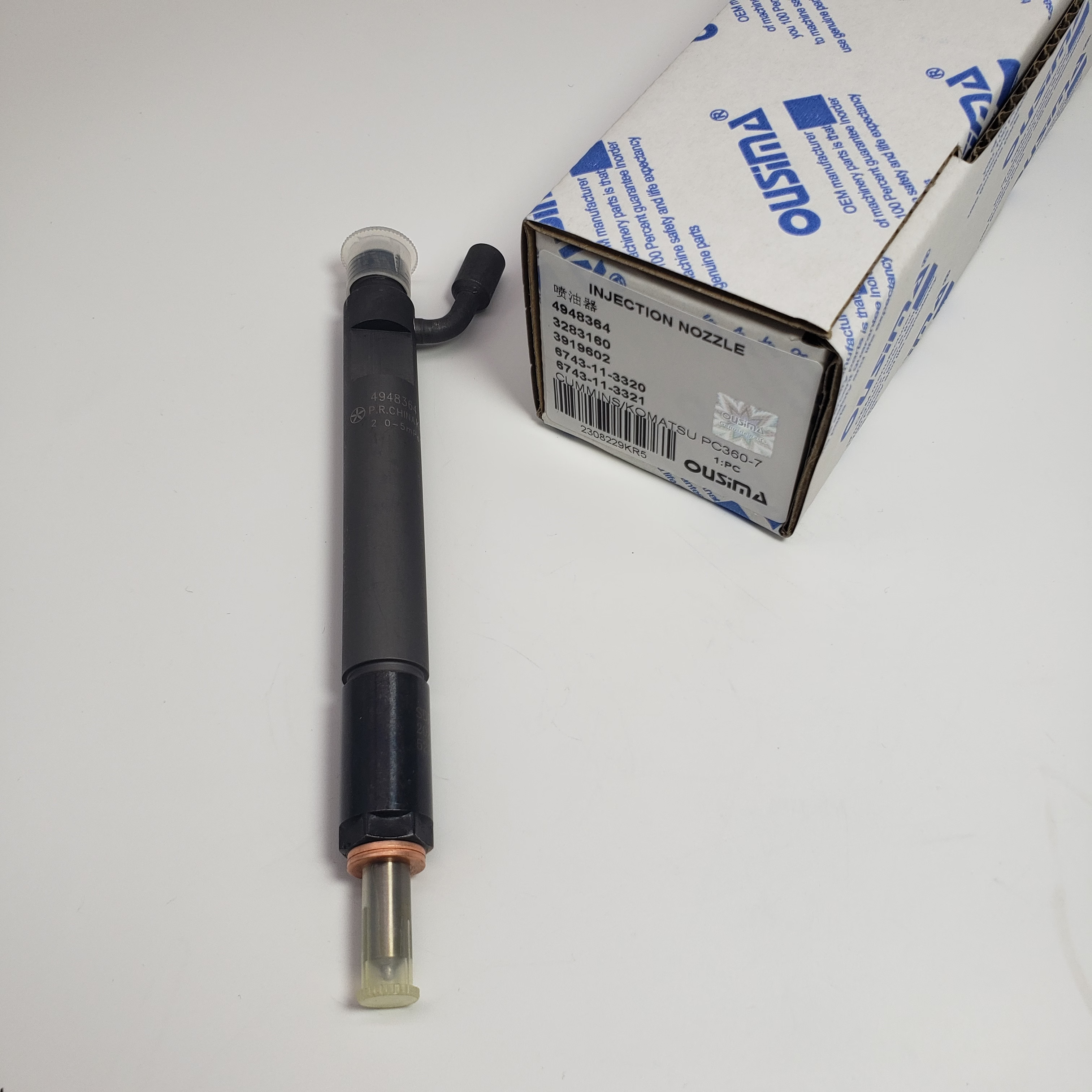 Injection Nozzle 4948364 3283160 3919602 6743-11-3320 6743-11-3321 For KOMATSU PC300-7 PC350-7 PC360-7