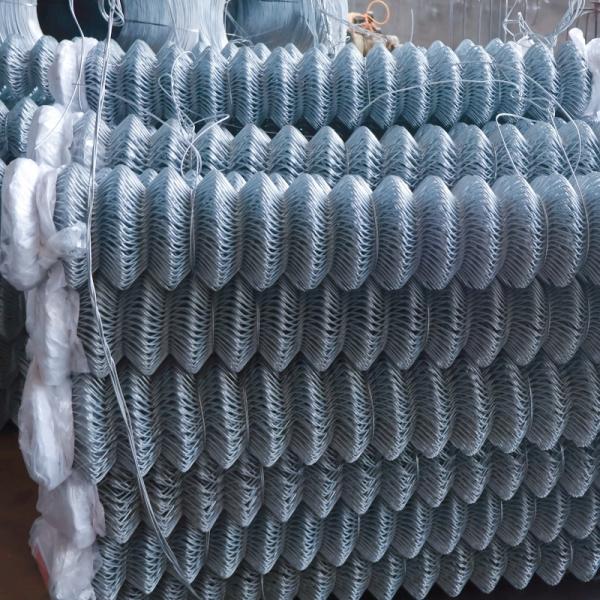 Galvanized Rhombus Woven Chain Link Fence Mesh Diamond For Fence