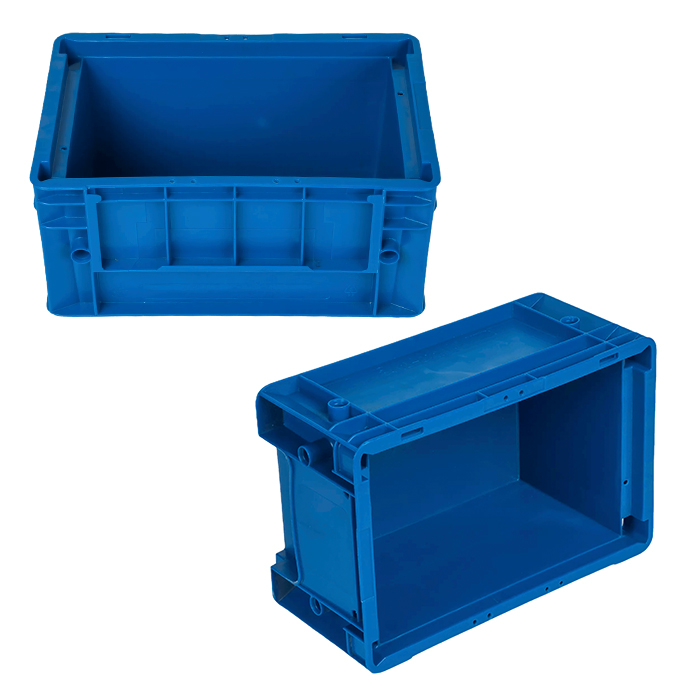 ISO9001 2015 Certified Industrial Plastic Storage Box For Easy Stacking Transport