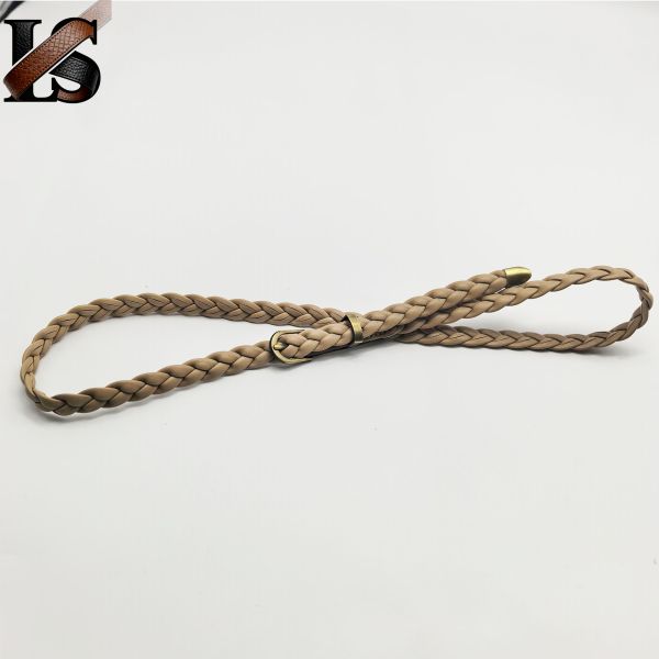 High Quality Chriden Braided Elasticity Belt With Pin Buckle Woven Elastic Webbing Belt