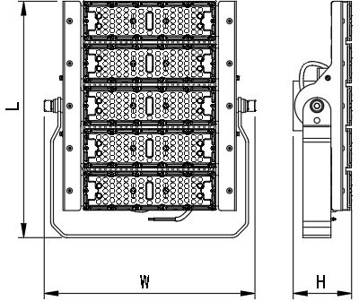 Mobile Tower Flood Light Led 150 Watt 250 Watt 200w 300w