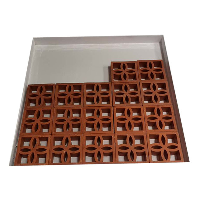 Jali Garden Decorative Terracotta Tiles Handmade 200mm Indoor Wall Block