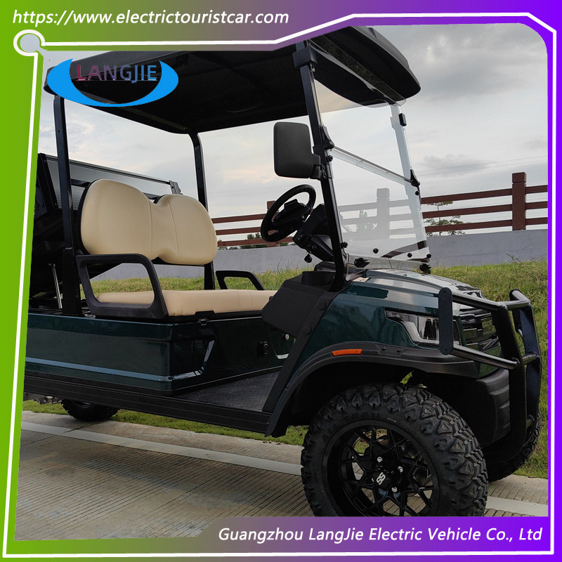 8~10h Recharge Electric Club Car AC Motor 48 Volt 2 Seater Golf Buggy For Park