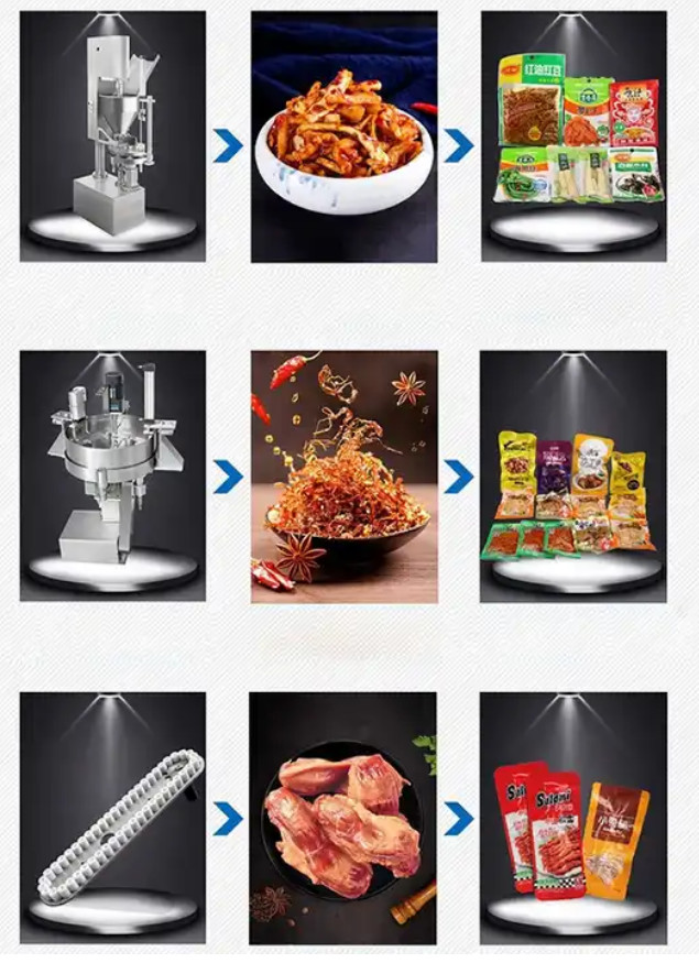 High Speed Tofu Doypack Packaging Machine With Automated Vacuum System Vacuum