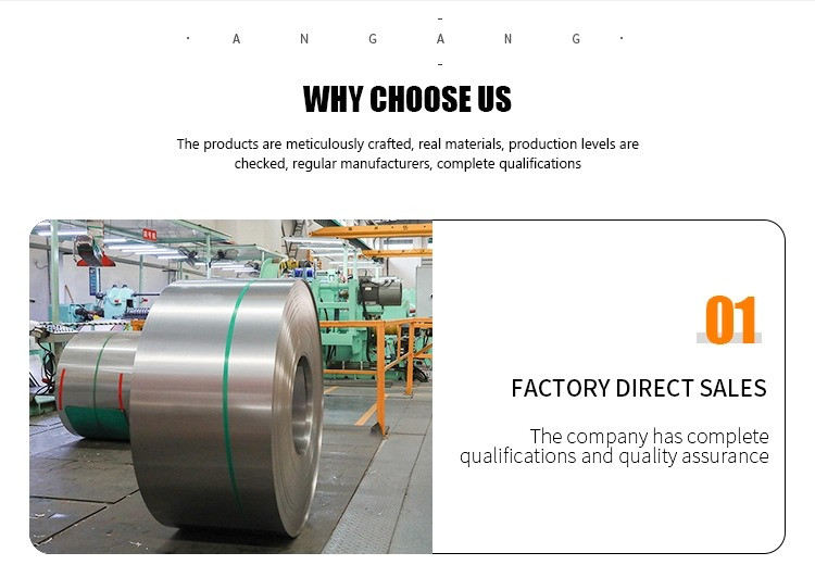 High quality Pickling Stainless Steel Coil Alloy Dx ASTM A240 304 Excellent corrosion resistance and strength characte