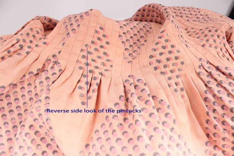 Viscose Rayon Dotted Pattern Jacket Style Blouse