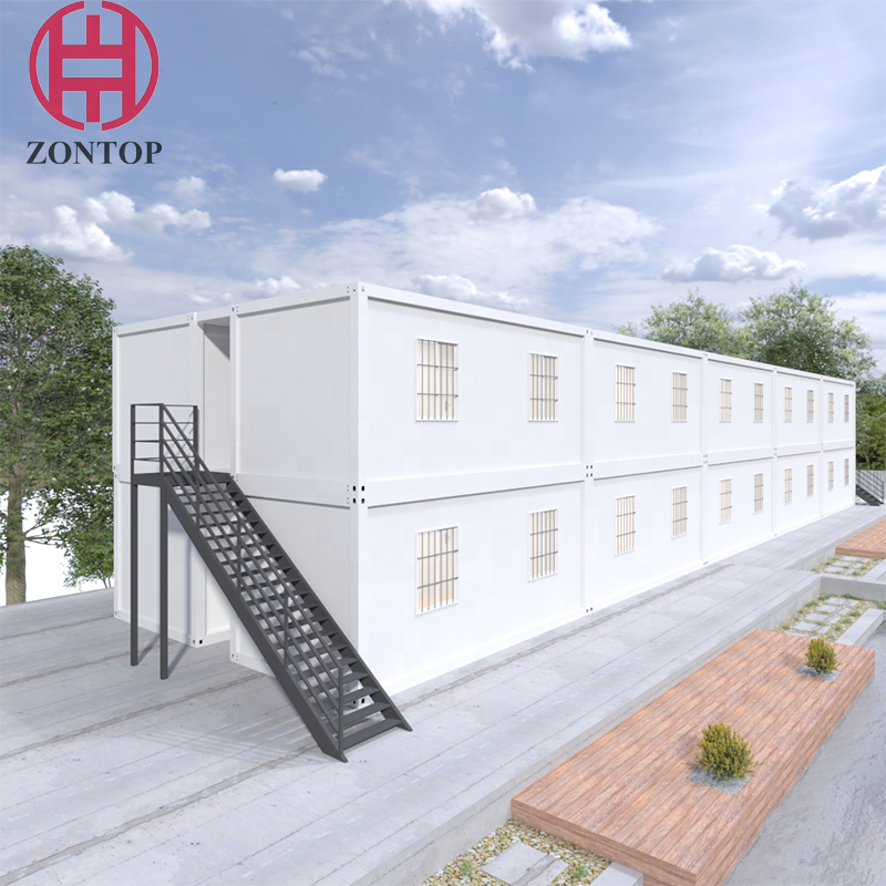 Zontop Chinese Complete Cheap Transportable Manufactured Metal Steel Modular Container Home House