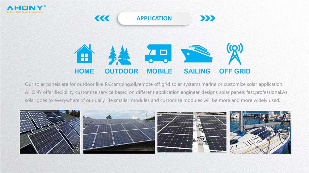 Rigid 145w Sunpower Monocrystalline Solar Panel Ce Rohs For Solar Power System