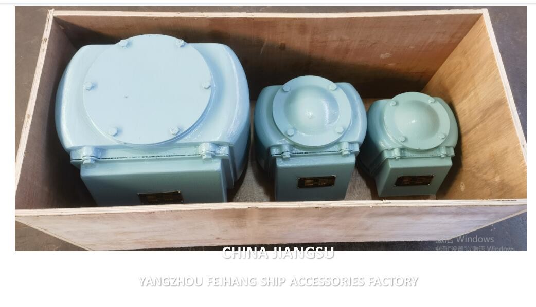 M4-Type Air Vent Head For Water Ballast Tank Model FKM-200 Cast Iron Vent Head Size DN250