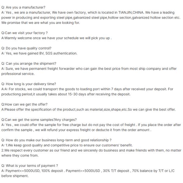 Complete Specification ASTM A106 Q215A Q215B 3-12m SCH 20 40 80 Galvanized Steel Pipe for Making Small Tools