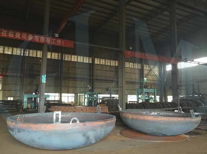 SA516gr70 SA240 304 Pressure Vessel Dished Head Stainless Steel Dished Ends