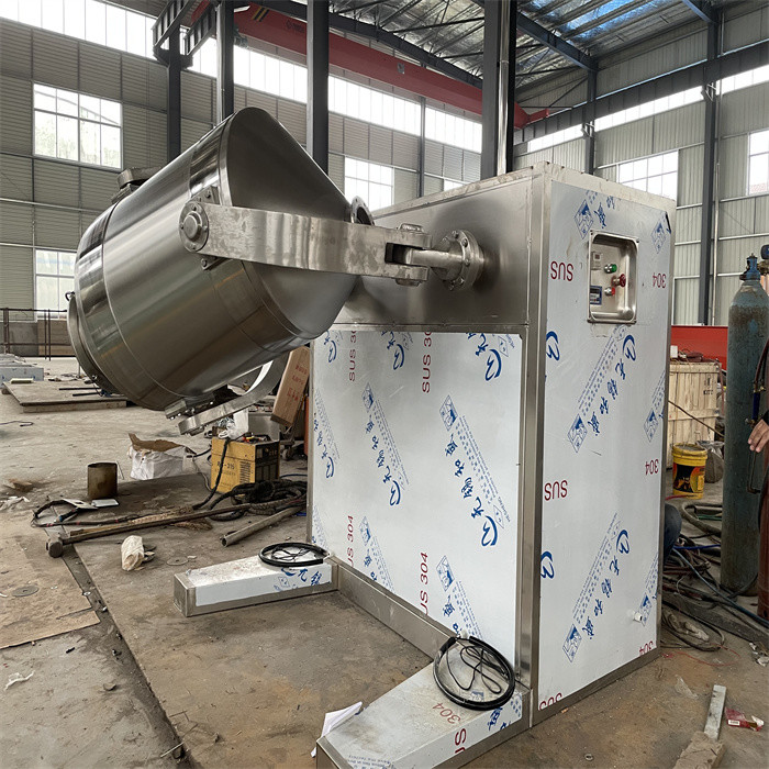 Industrial Food Mixing Drum Blender Pharmaceutical Machinery SYH Multi Direction Mix