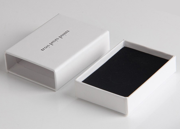 Recycled Paper Gift Boxes , CMYK / Pantone Color Sliding Drawer Gift Boxes