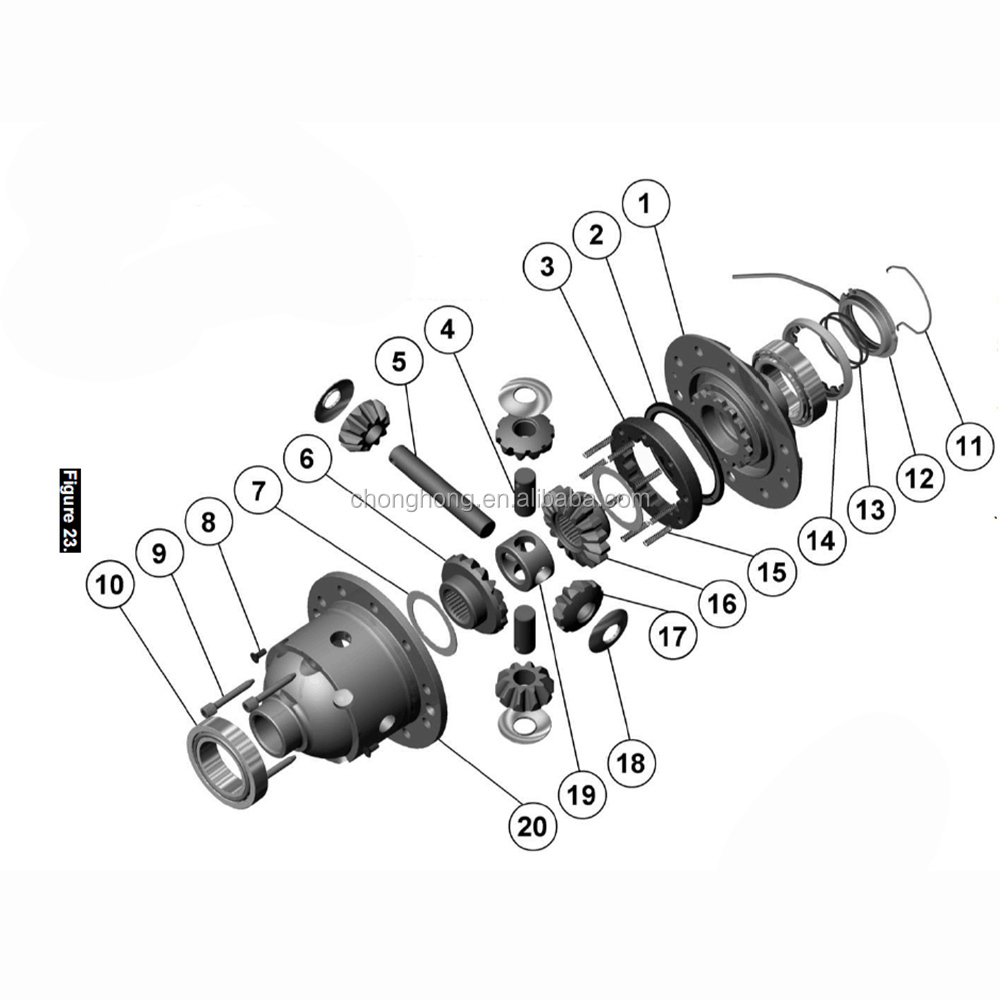 4X4 Offroad RD136 Qi-Locker Differential for Nissan H233B Axle 31 Splines OE NO. RD136