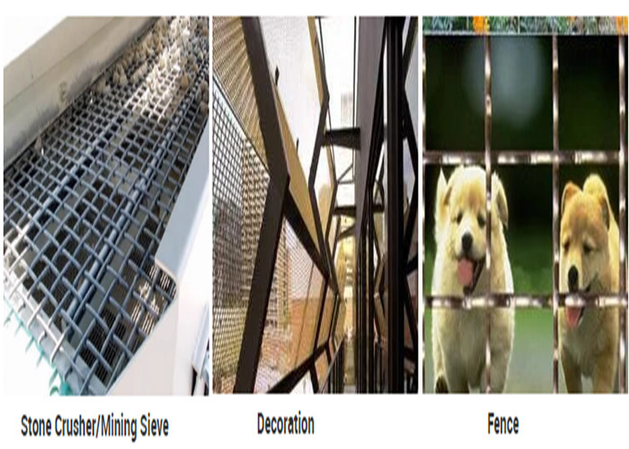 6m Length Woven 5mm Double Crimped Wire Mesh