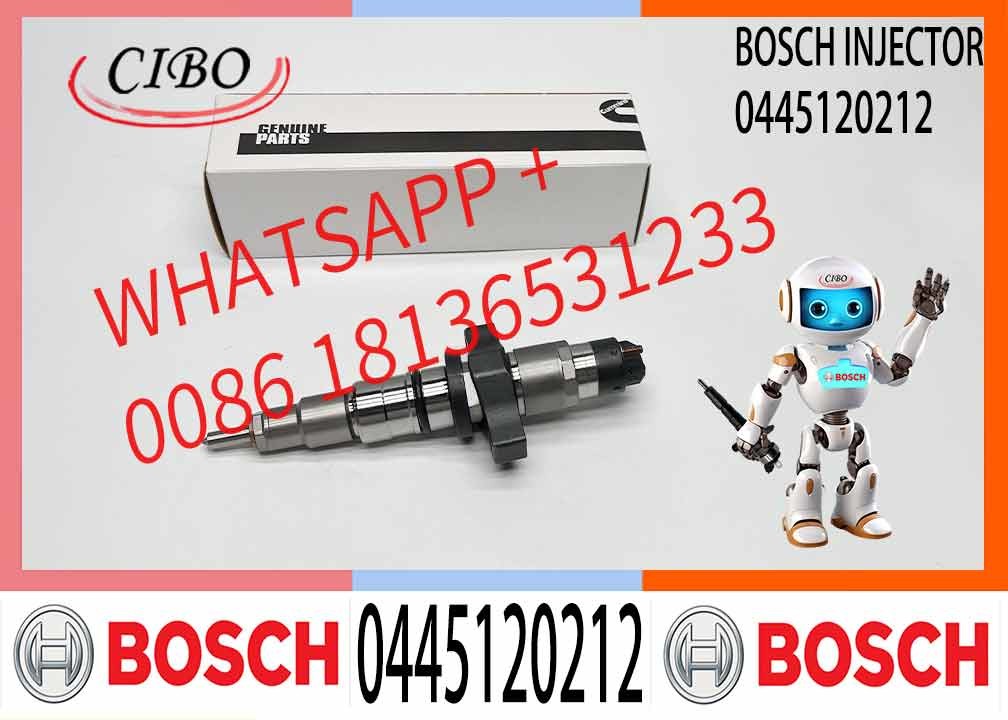 New Inyector Diesel 0445120212 Common Rail Injector 2830957 0445120007 For Cummins