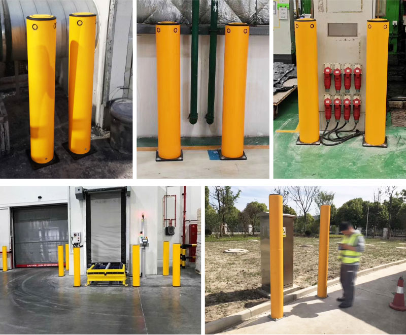 Safety Bollard Anti-collision Post Bollard Traffic Guardrails